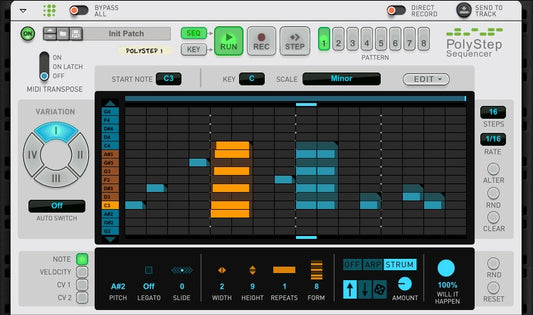 New! PolyStep Sequencer RE