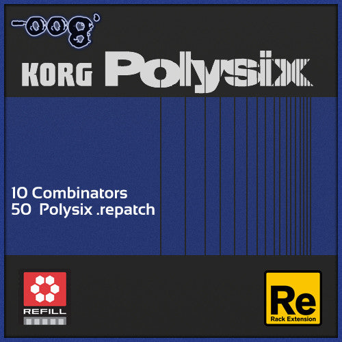 Korg PolySix RomDisk | Rack Extension Patches – -008' Sounds